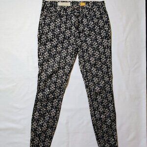 Anthropologie Women's Pilcro and the Letterpress Serif Sateen Printed Pants NWOT